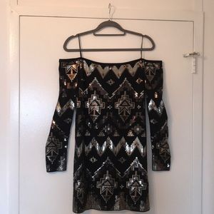 Strapless party dress